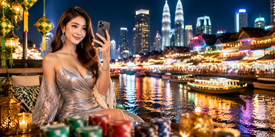 Pengguna Malaysia menggunakan platform mudah alih k20 semasa Hari Raya di Kuala Lumpur