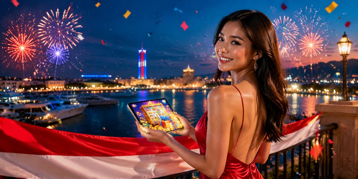 Suasana hiburan kasino dalam talian bergaya Melayu di Malaysia dengan antara muka moden