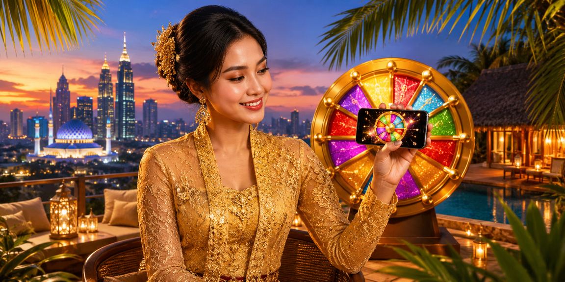 Suasana cabutan bertuah bergaya Selangor dengan pakaian kebaya
